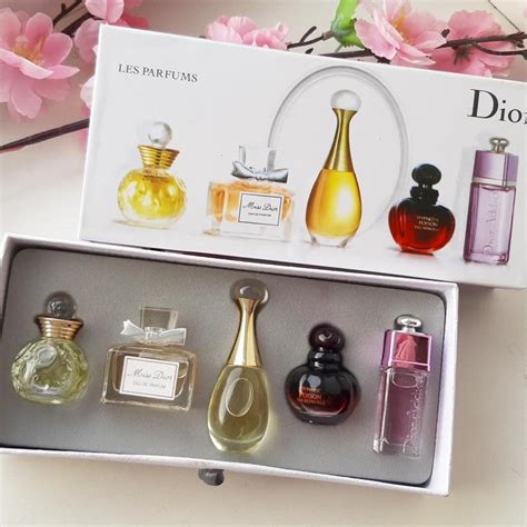 dior perfume set of 5